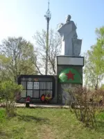 Памятник погибшим воинам, село Большие Бакалды, Бутурлинского района, Нижегородской области, Россия, Нижегородская область, Бутурлинский район, село Большие Бакалды