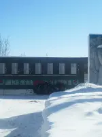 Памятник погибшим воинам в годы ВОВ в селе Трубачево, Шегарского района, Томской области, Россия, Томская область, Шегарский район, село Трубачево