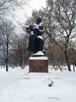 Памятник полководцу Г.К. Жукову в Москве, проспект Маршала Жукова