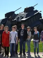 Танковое сражение под Прохоровкой. Таран., Россия, Белгородская область, Прохоровский район, поселок городского типа Прохоровка, Парковая улица