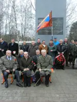 Мемориал в честь боевой операции партизан 5-й Ворговской бригады имени Сергея Лазо на железнодорожной станции Пригорье, Россия, Смоленская область, Рославльский район, деревня Пригоры
