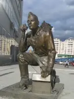 Памятник военному связисту, улица Шейнкмана
