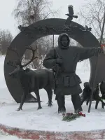 Памятник оленно-транспортным батальонам, Россия, НАО, Нарьян-Мар