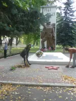 Памятник воинам 100 стрелковой дивизии в Орловке, Россия, Воронежская область, Хохольский район, поселок Орловка