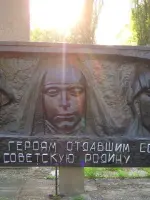 Памятник в городе Майском КБР в районе Пенькозавода, Р-290