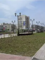 Стела и сквер на проспекте Победы, Россия, Хабаровский край, Комсомольск-на-Амуре, проспект Победы