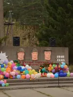 Памятник героям - тюхтетцам, Россия, Красноярский край, Тюхтетский район, село Тюхтет
