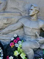 Братская могила, мемориал - хутор Киевка, Ремонтненский район, Ростовская область, Россия, Ростовская область, Ремонтненский район, село Киевка