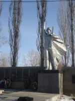 Памятник воинам-участникам Великой Отечественной войны, Россия, Воронежская область, Новоусманский район, поселок Воля