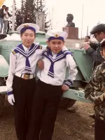 Памятники воинам-землякам в с. Намцы Намского улуса РС (Я), Россия, Республика Саха (Якутия), Намский район, село Намцы