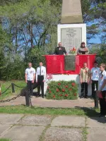 Обелиск погибшим воинам-иннокентьевцам, Россия, Приморский край, городской округ Лесозаводский, село Иннокентьевка