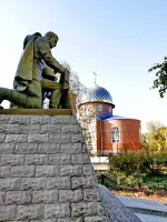 Братская могила-мемориал - станица Ольгинская, Аксайского района Ростовской области, Россия, Ростовская область, Аксайский район, станица Ольгинская