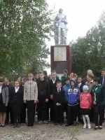 Памятник в селе Фоминское, Россия, Костромская область, Костромской район, село Фоминское