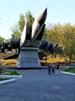 «МИГ-25» на постаменте – хутор Верхнеподпольный, Аксайский район, Ростовская область, Россия, Ростовская область, Аксайский район, хутор Верхнеподпольный