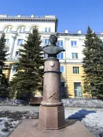 Бюст Афанасия Петровича Шилина, Россия, Кемеровская область, Ленинск-Кузнецкий