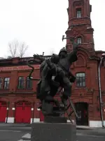 Памятник «Подвигу пожарных Ленинграда», 21-я линия В.О.