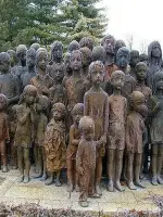 Лидице (Lidice) шахтёрский посёлок в Чехословакии, в Чешской Социалистической Республике, к Ю.-В. от г. Кладно., Чехия, Среднечешский край, Кладно, Лидице