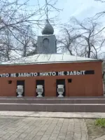 ЗИС-3 конструктора В.Г. Грабина. Парк станицы Старонижестеблиевской, Россия, Краснодарский край, Красноармейский район, станица Старонижестеблиевская