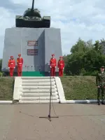 Памятник "Танк Т-34", Россия, Республика Мордовия, Саранск, микрорайон Светотехстрой, улица Веселовского, 23