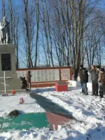 Братская могила села Семидесятное Хохольского района Воронежской области, Россия, Воронежская область, Хохольский район, село Семидесятное