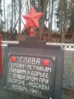 Памятник героям-летчикам, Россия, Московская область, Чеховский район, деревня Покров