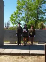 Памятник партизанам, Россия, Волгоградская область, Суровикинский район, поселок Нижний Чир