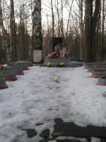 Братское захоронение и могила военных летчиков В. Ф. Балакана и Б.И. Темнова, Ленинградское шоссе