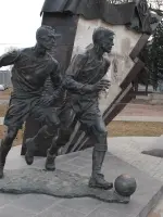 Памятник футболистам блокадного Ленинграда, проспект Динамо