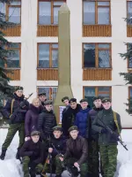 Обелиск учителям и ученикам 14 школы, погибшим в годы Великой Отечественной войны, Комсомольская улица