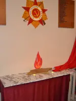 Барельеф Скорбящей матери в Комнате Боевой и Трудовой Славы, Россия, Р-228