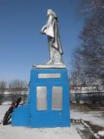 Памятник биляр-озёрцам, не вернувшимся с войны, Россия, Республика Татарстан, Нурлатский район, село Биляр-Озеро