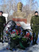 Бюст Герою Советского Союза Корнееву Василию Терентьевичу, Россия, Рязанская область, Михайловский район, поселок городского типа Октябрьский