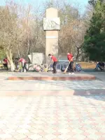 Мемориал воинам, погибшим в годы Великой Отечественной войны, Россия, Краснодарский край, Белореченский район, станица Рязанская