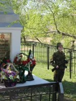 Памятник односельчанам, павшим в годы Великой Отечественной войны, Россия, Оренбургская область, Новосергиевский район, село Рыбкино