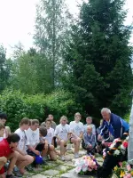 Мемориал воинам павшим в годы Великой Отечественной войны., Россия, Ярославская область, Угличский район, деревня Ново