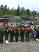 Памятник участникам Великой Отечественной войны, Россия, Костромская область, Костромской район, поселок Никольское