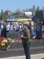 Памятник павшим землякам, Россия, Самарская область, Сергиевский район, поселок Серноводск