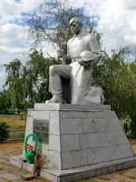 Братская могила неизвестных солдат - хутор Какичев, Белокалитвенский район, Ростовская область, Россия, Ростовская область, Белокалитвинский район, хутор Какичев