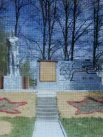 Памятник павшим воинам в годы Великой Отечественной войны 1941-1945 гг., Россия, Нижегородская область, Уренский район, деревня Большой Терсень