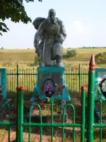 Братская могила Советских воинов, погибших от немецко-фашистских захватчиков при освобождении с. Княгинино Севского района Брянской обла, Россия, Брянская область, Севский район, село Княгинино