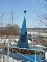 Обелиск участникам ВОВ умерших от ран в госпитале Каргаполья, Россия, Курганская область, Каргапольский район, поселок городского типа Каргаполье