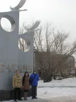 Стела «Журавли», Россия, Челябинская область, Еманжелинск