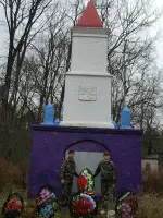 Памятник воинам-землякам, погибшим в годы Великой Отечественной войны, Россия, Нижегородская область, Ветлужский район, село Белышево