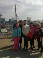 Братская могила Советских воинов, погибших и умерших в госпитале, Россия, Волгоградская область, Среднеахтубинский район, хутор Кривуша