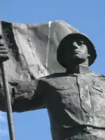 Памятник воинам-односельчанам, павшим в годы Великой Отечественной войны, Россия, Нижегородская область, городской округ Борский, деревня Красная Слобода