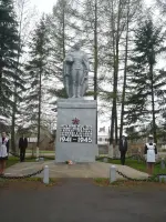 Памятник воинам-землякам в п.Вохма, Россия, Костромская область, Вохомский район, поселок Вохма