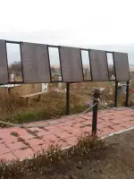 Памятные плиты на кладбище с.Степное, Россия, Челябинская область, Пластовский район, село Степное