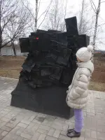 Памятник на месте пересыльного лагеря Дулаг-184, Россия, Смоленская область, Вязьма