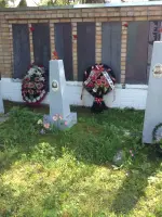 Захоронение в д.Сухая Нива, Россия, Новгородская область, Валдайский район, деревня Сухая Нива