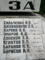 Братская могила солдат, погибших в 1942-1943 годах, Мысхакское шоссе